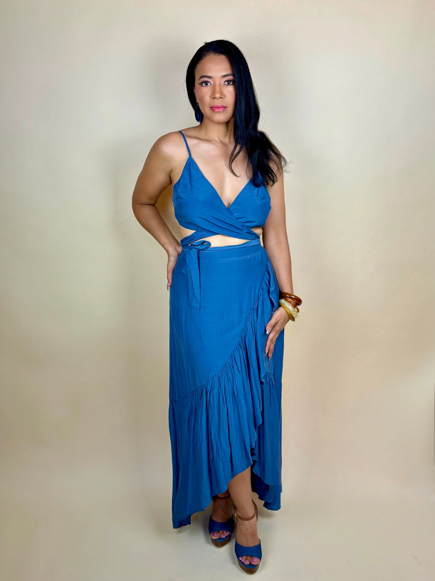 Angela Embrace Midi Skirt Set
