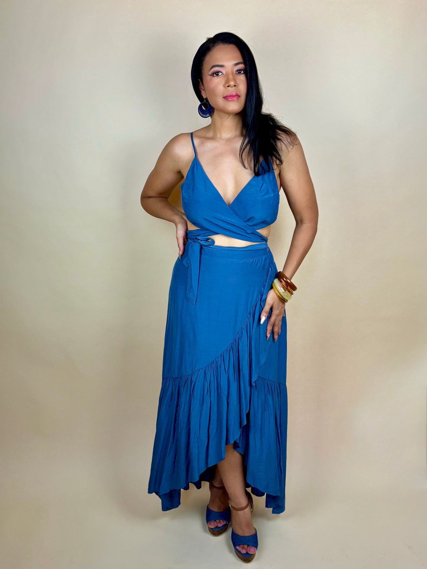 Angela Embrace Midi Skirt Set