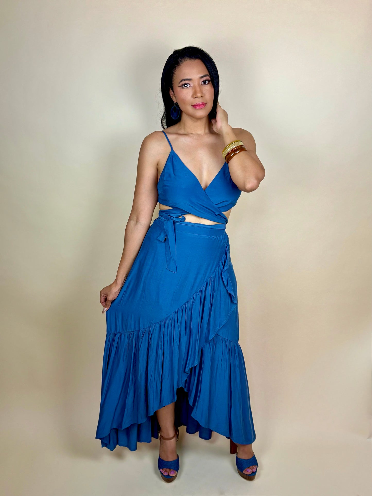 Angela Embrace Midi Skirt Set