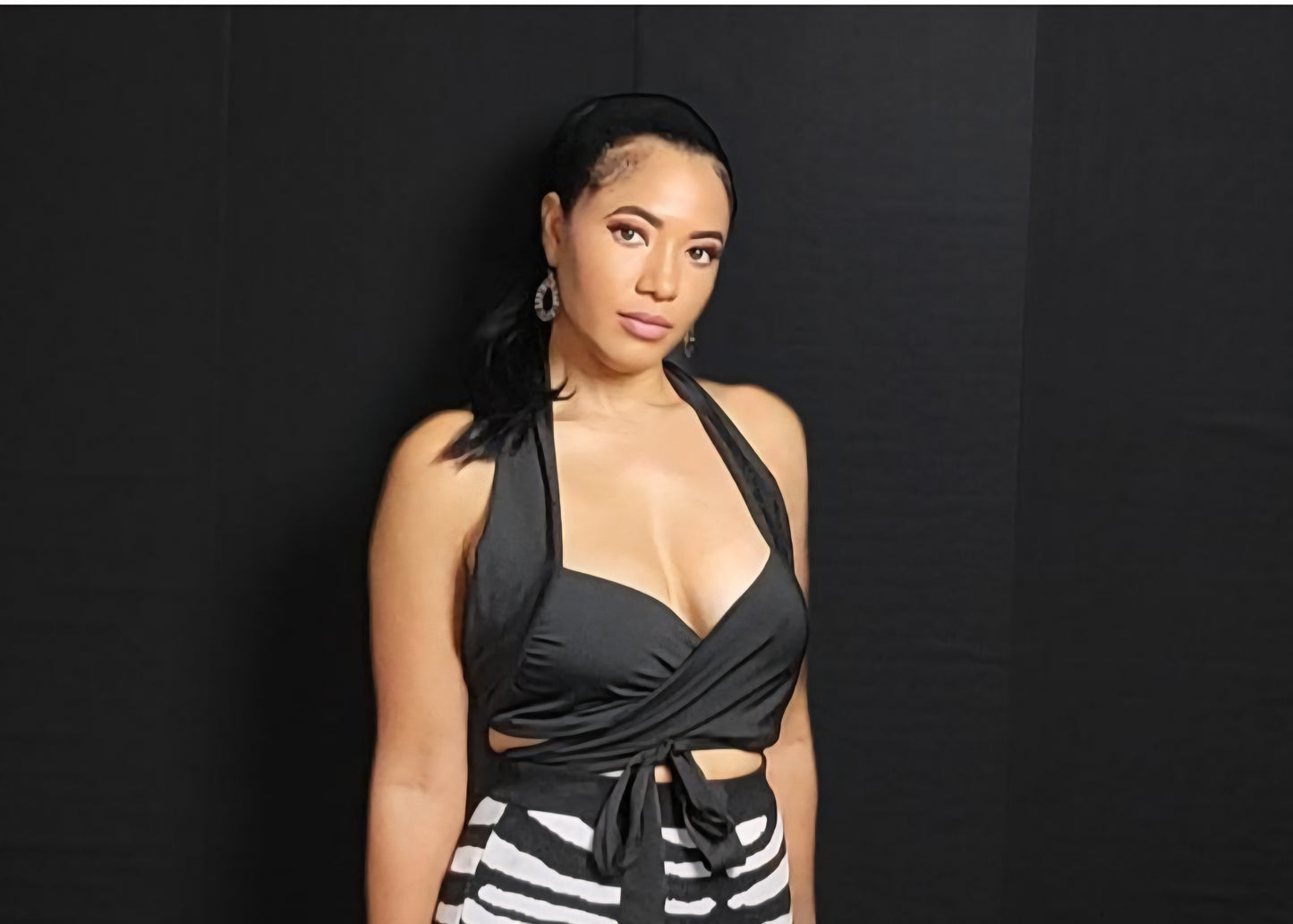 Adele Sexy Jersey halter top