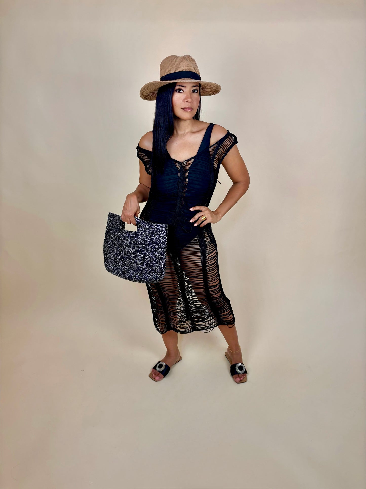 Sonya Crochet Cover Up Dress