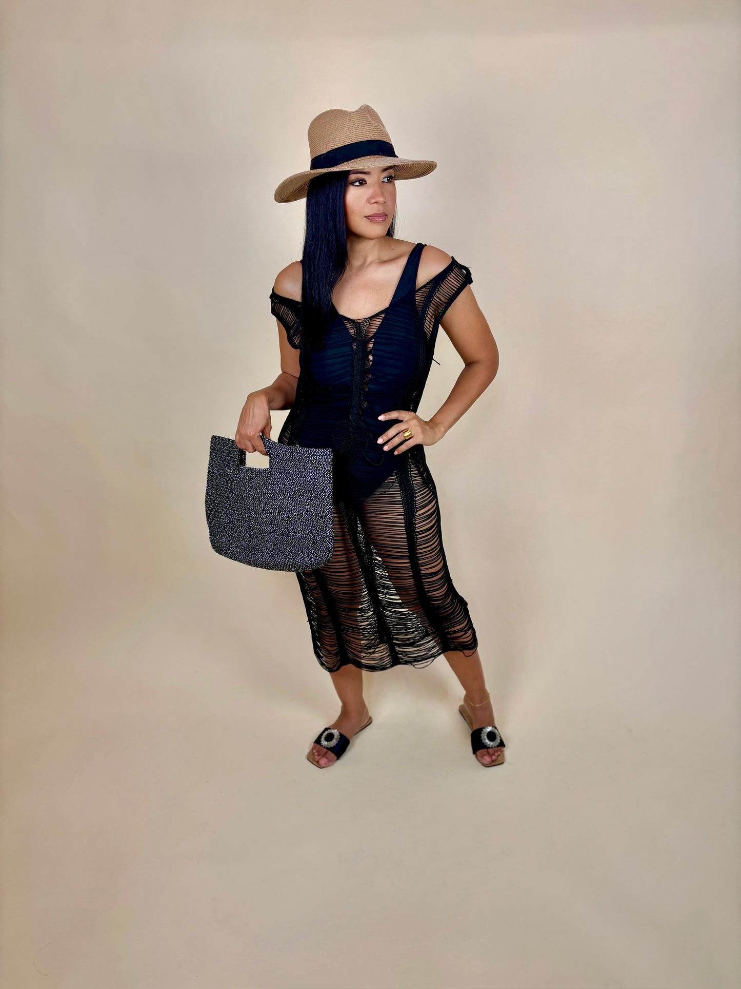 Sonya Crochet Cover Up Dress