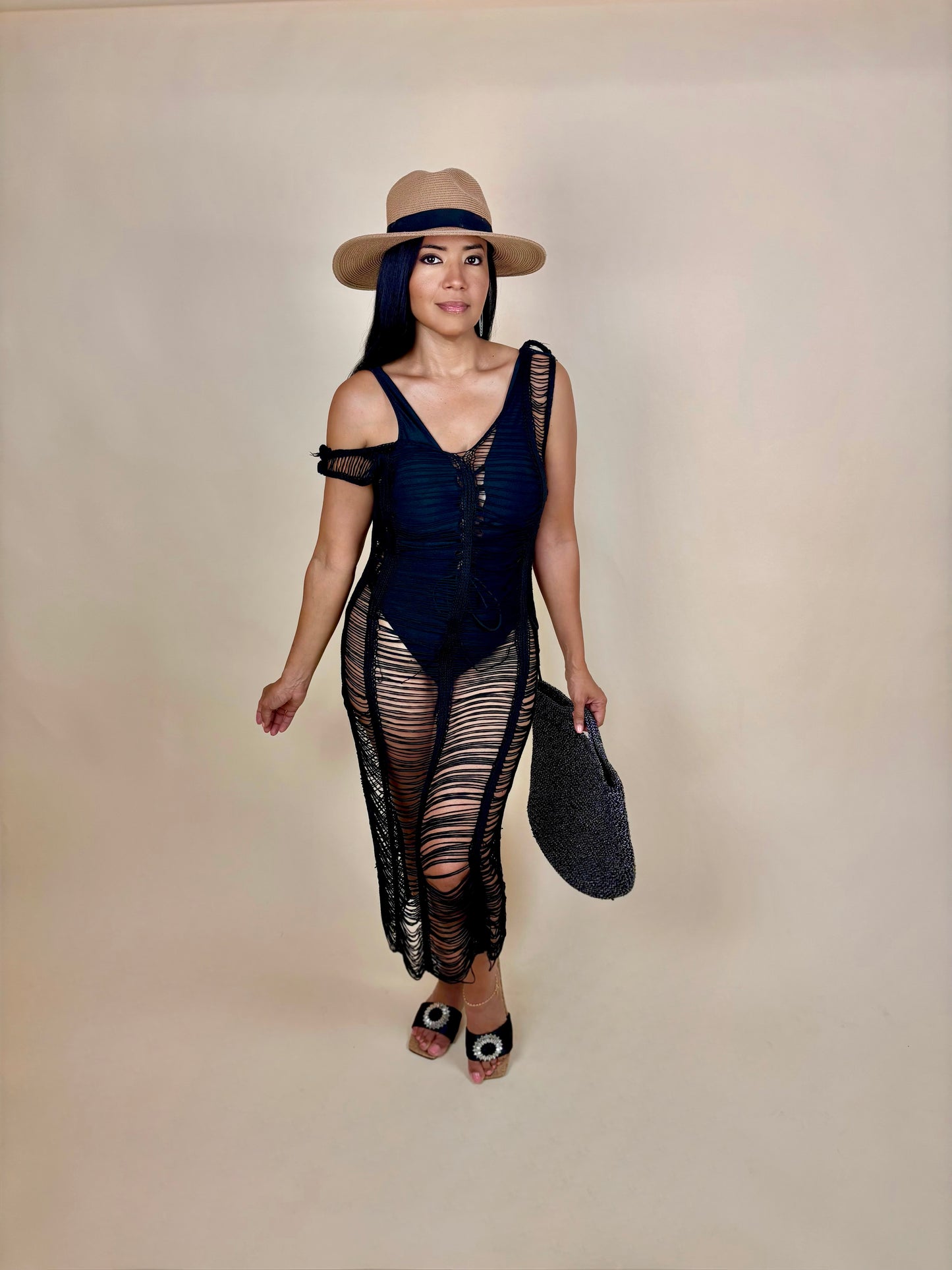 Sonya Crochet Cover Up Dress