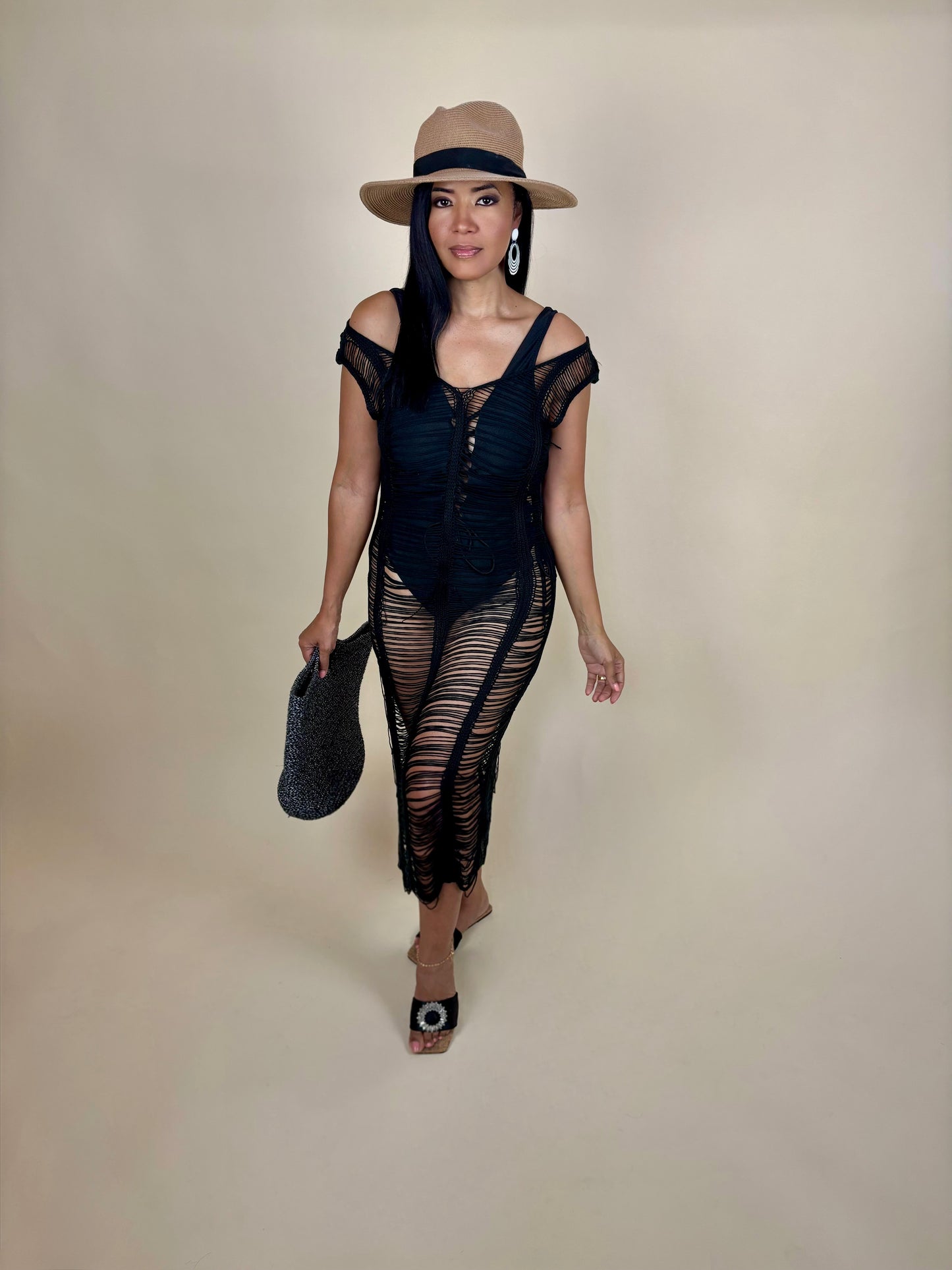 Sonya Crochet Cover Up Dress