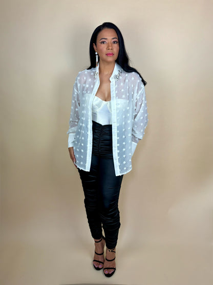 Classy Rhinestone Shirt