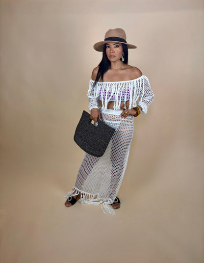 Summer time Crochet cover up set