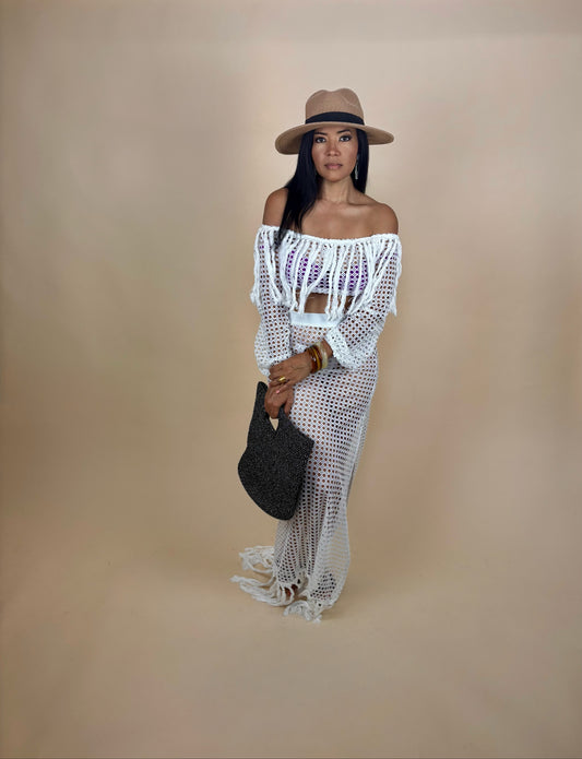 Summer time Crochet cover up set