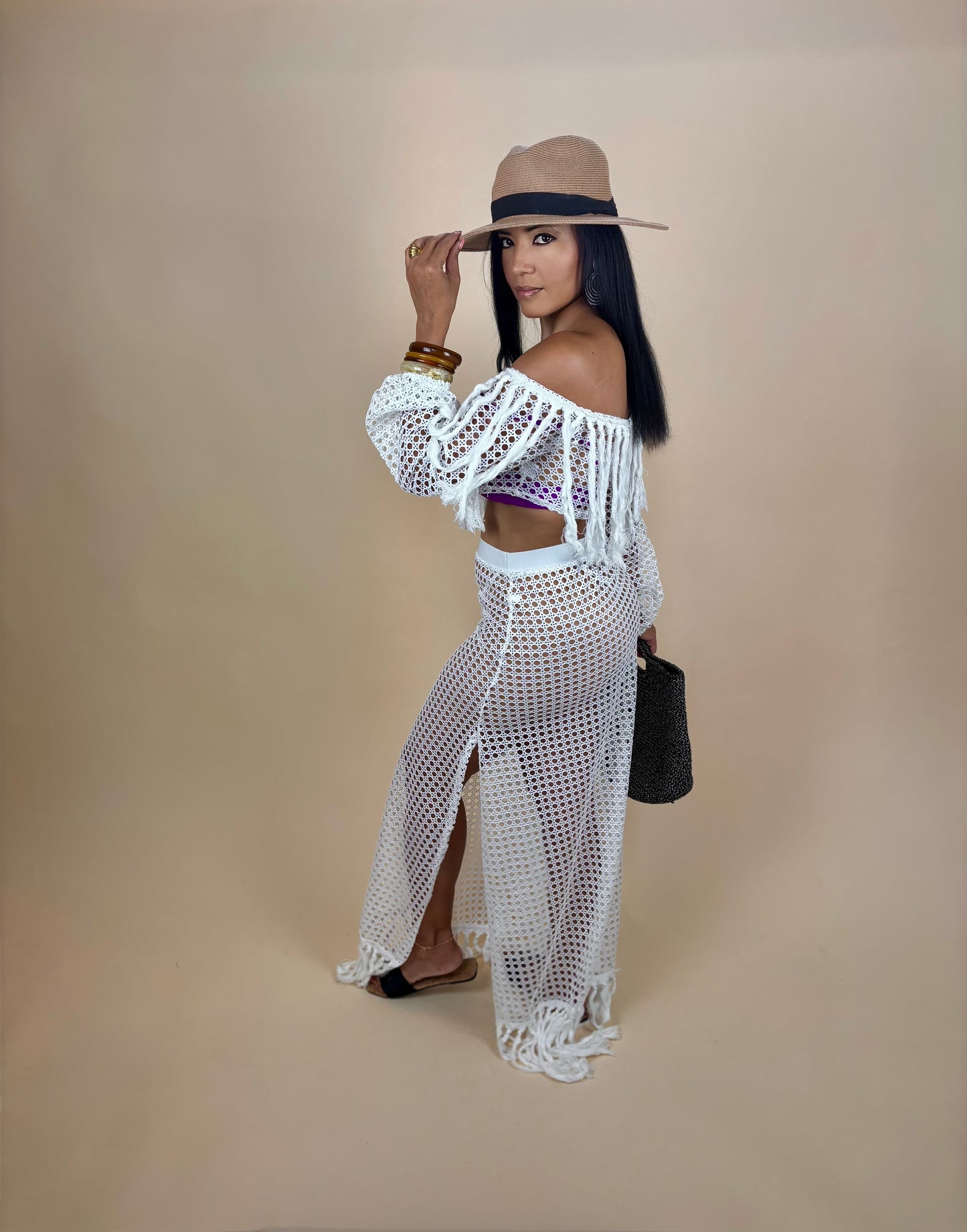 Summer time Crochet cover up set