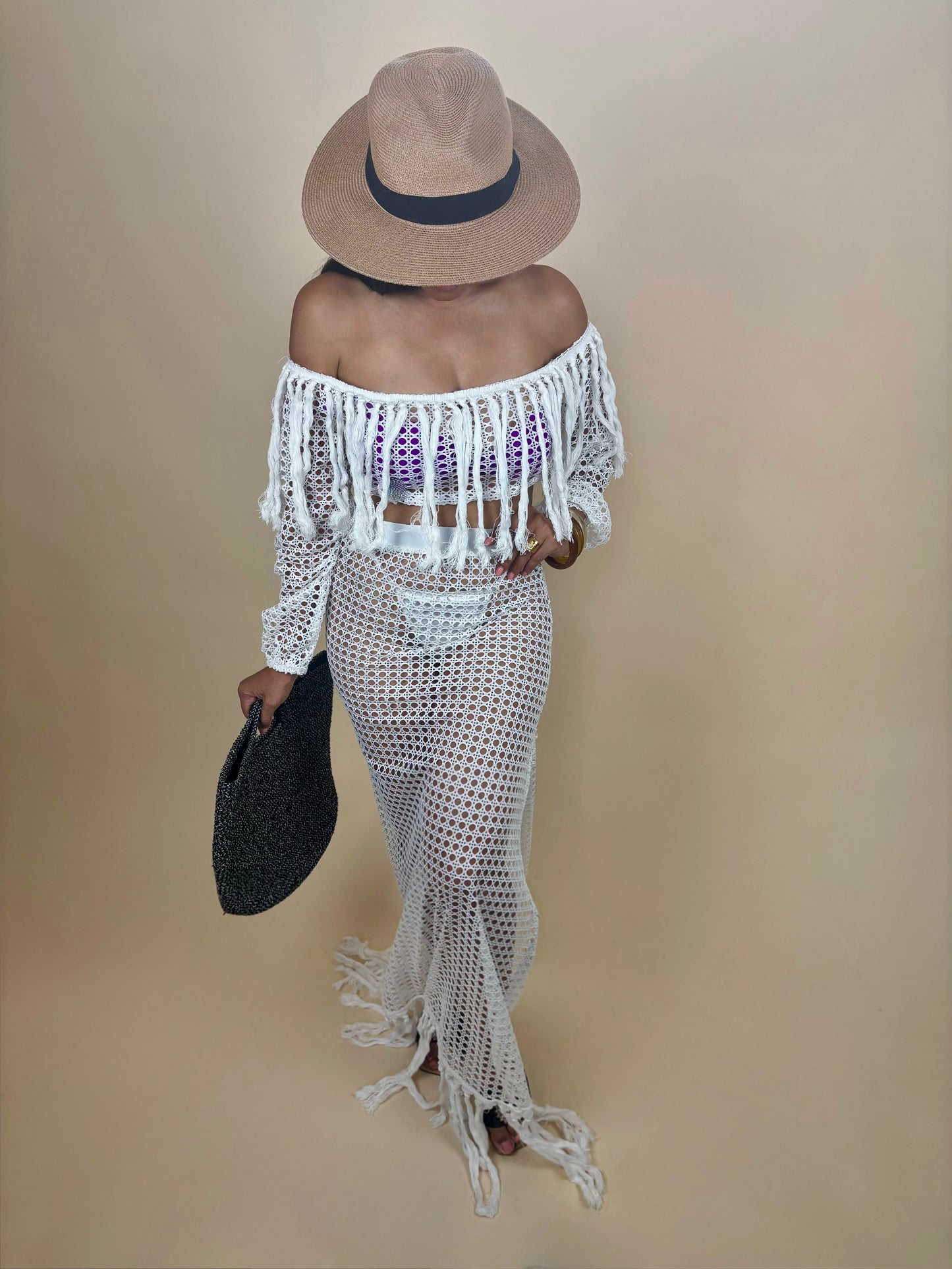 Summer time Crochet cover up set