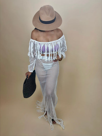 Summer time Crochet cover up set