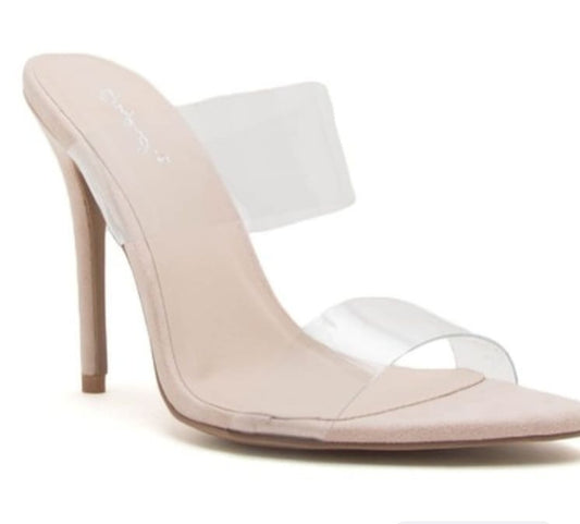 Sofia Pointed clear Heels