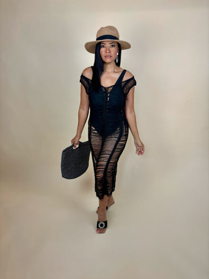 Sonya Crochet Cover Up Dress