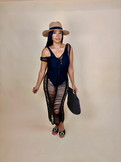 Sonya Crochet Cover Up Dress